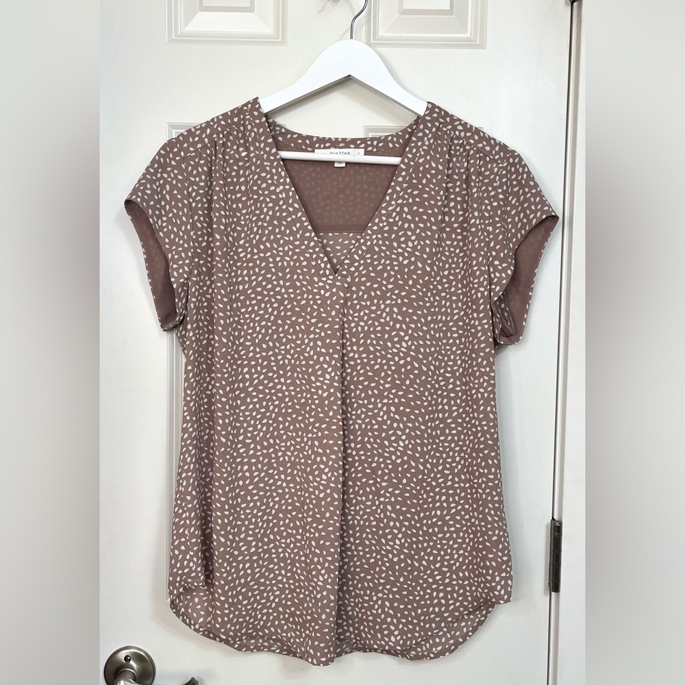 fun2fun Patterned Blouse NWOT